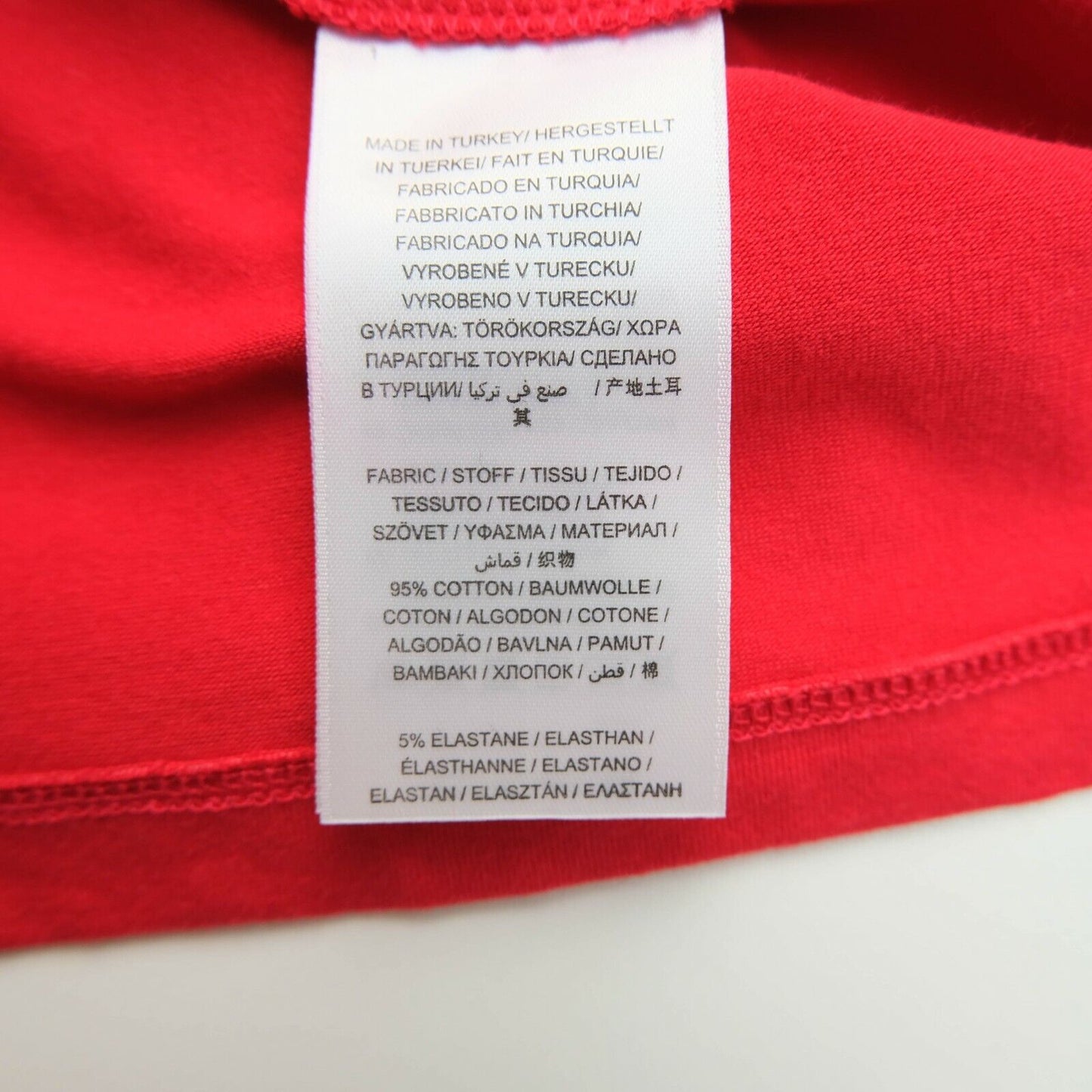 GANT T-shirt rouge à col rond Taille XS