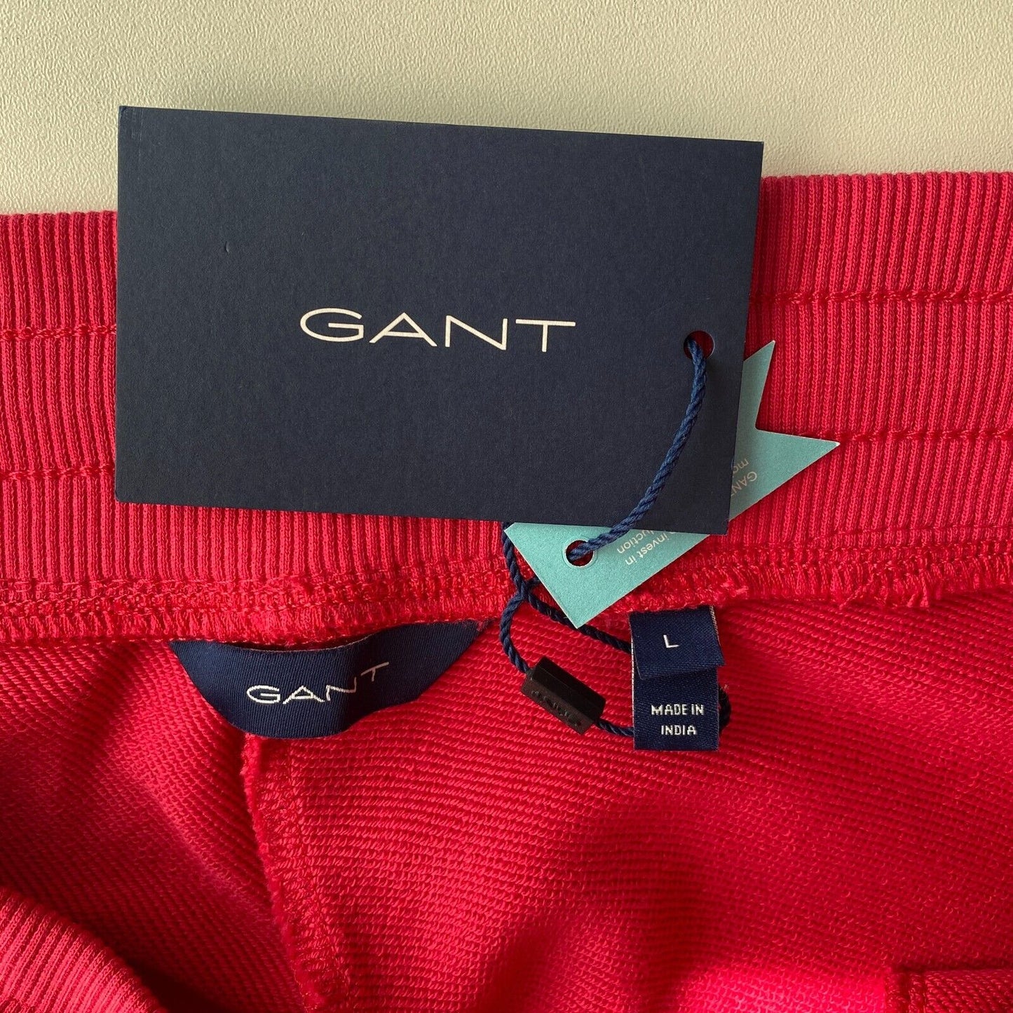 GANT Women Pink Regular Fit Sweat Trousers Size L