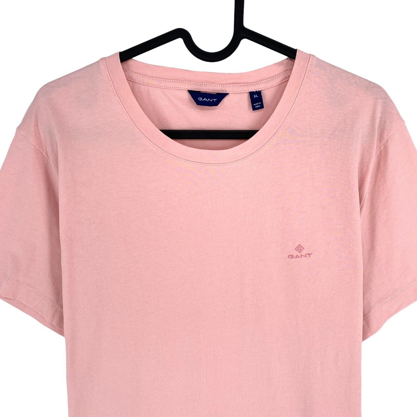 GANT Women Pink Original Crew Neck Short Sleeves T Shirt Size XL