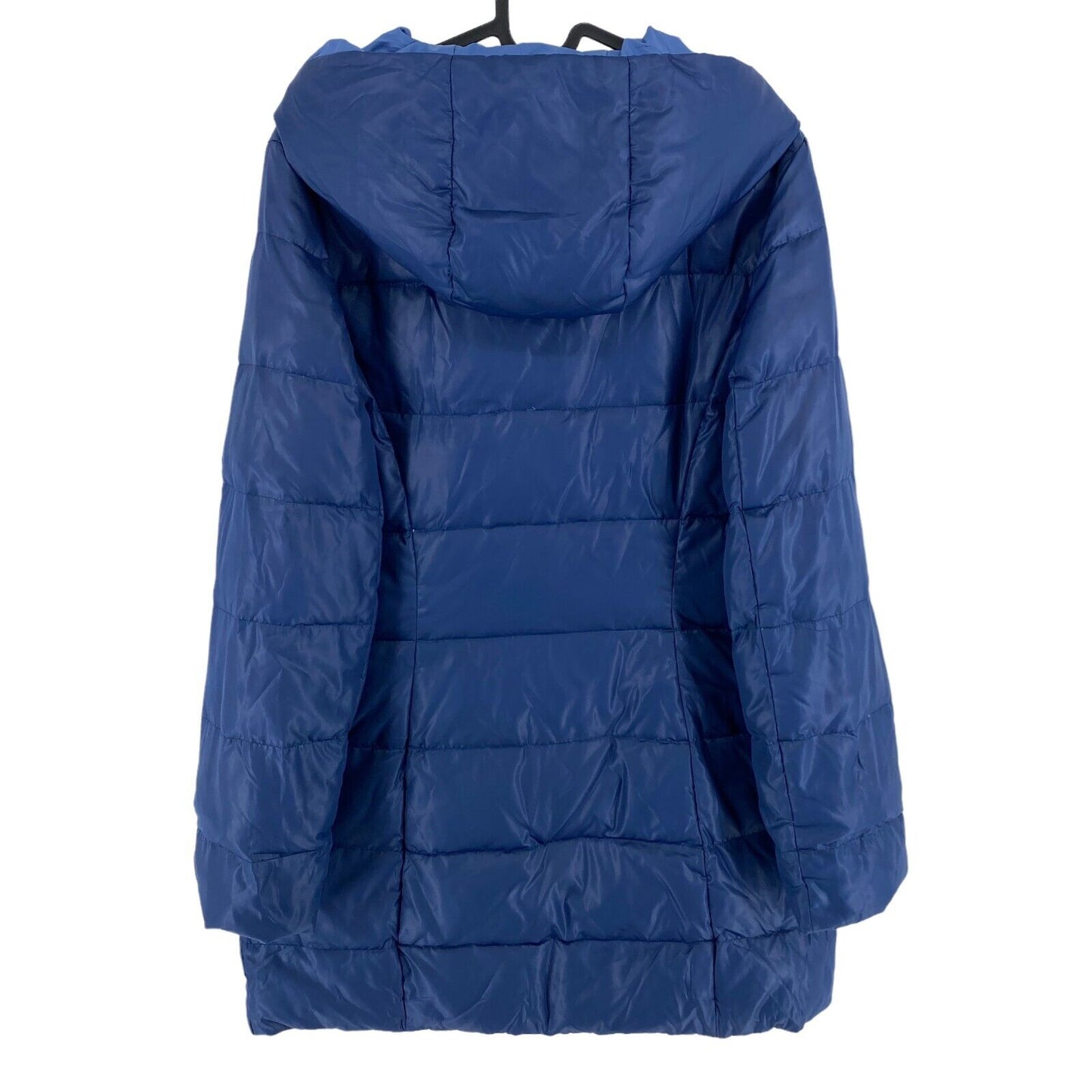 MAX&amp;Co. Bleu marine à capuche doudoune manteau taille EU 36 UK 8 US 4