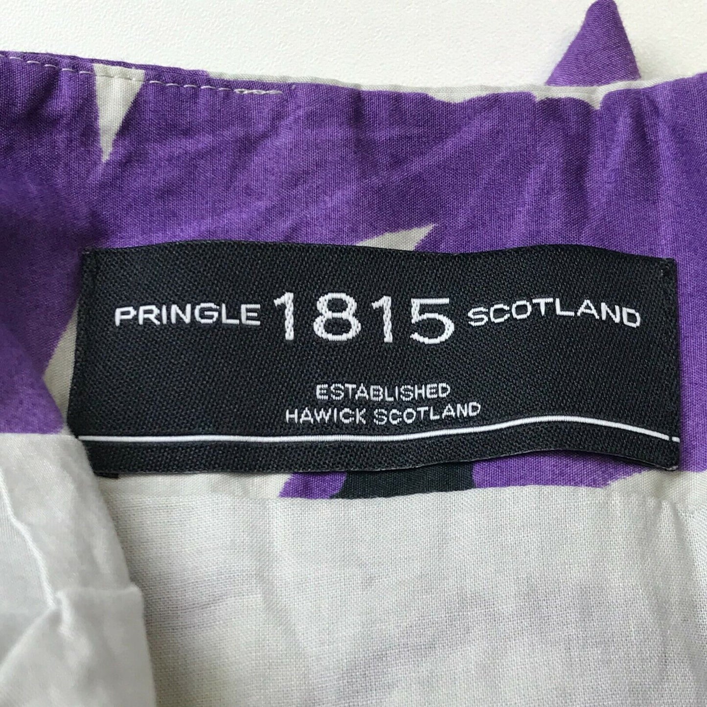 Pringle of Scotland Women Purple Floral Skirt Size EU 40 UK 12 US 8