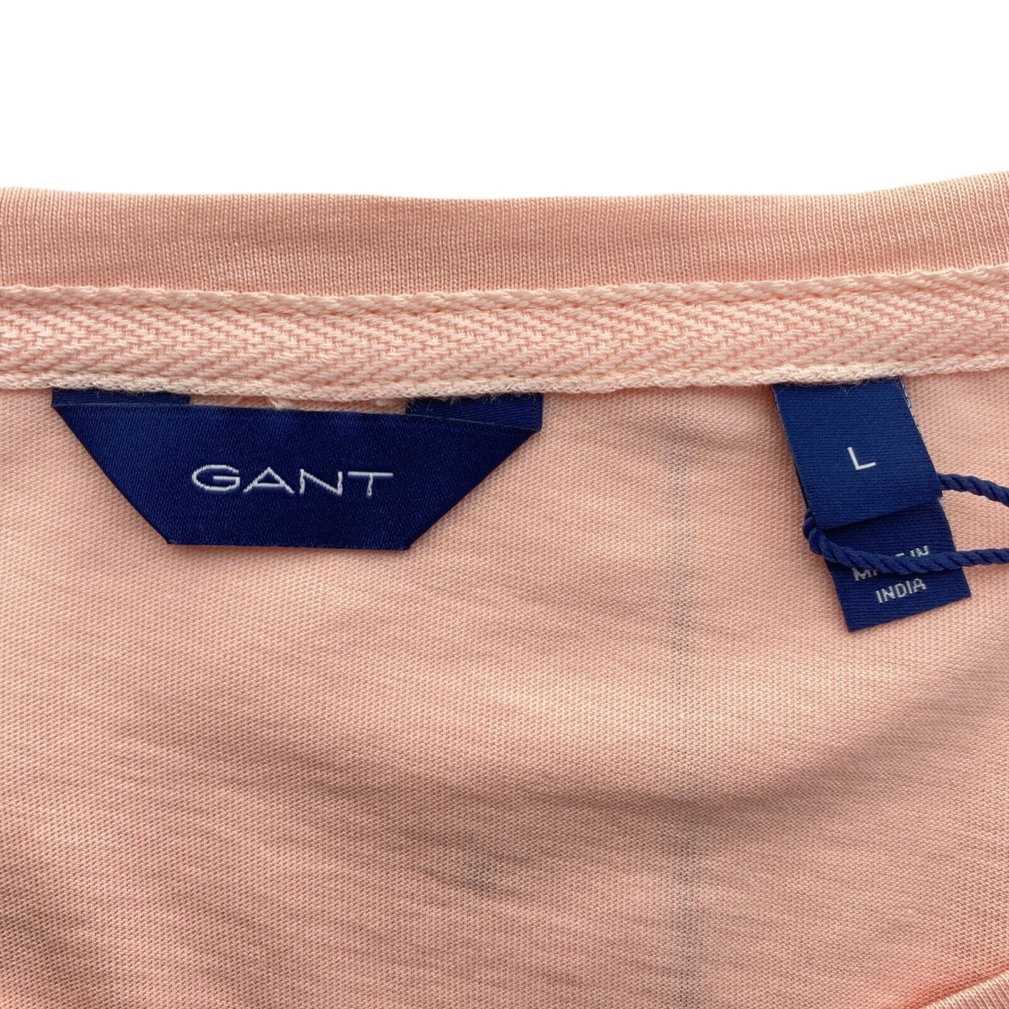 GANT Pink Summer Graphic Crew Neck T Shirt Size L