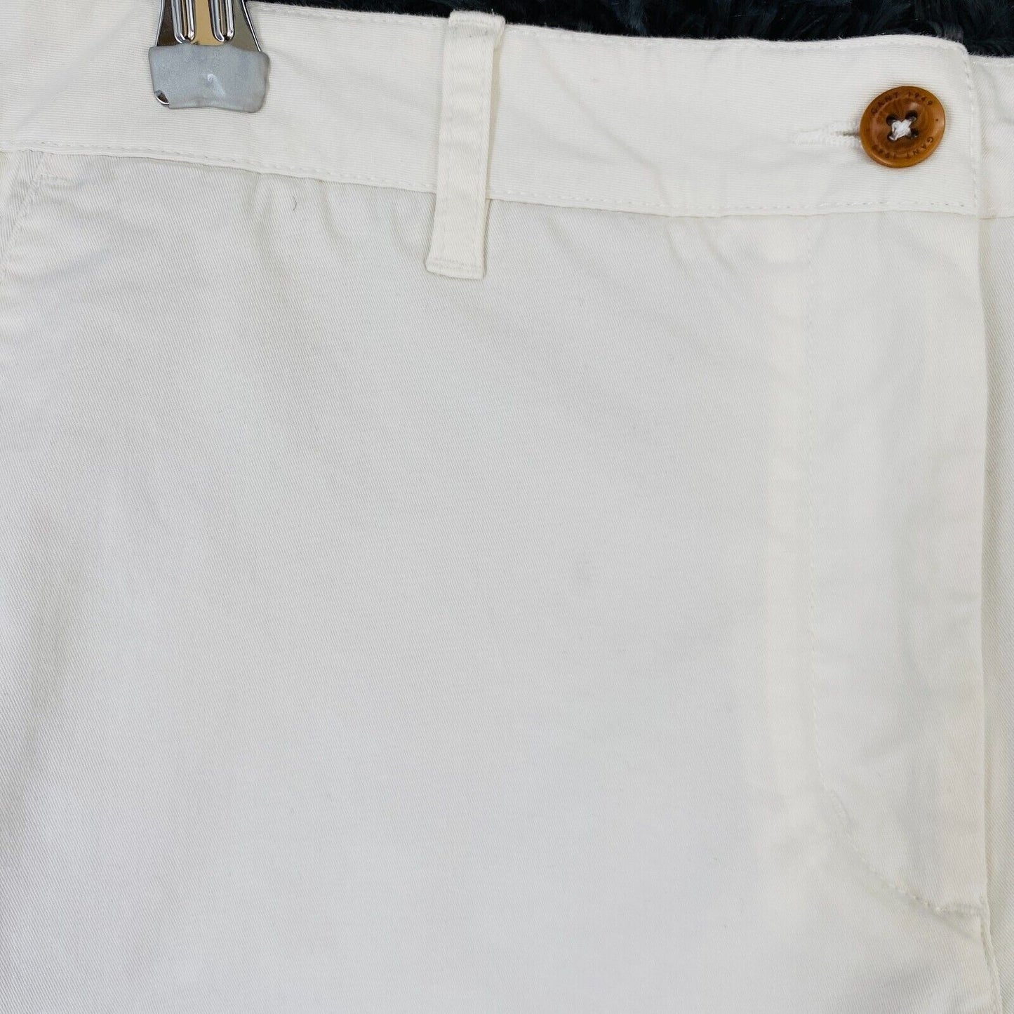 GANT FRYDA Women White Slim it Chino Trousers EUR 42 UK 14 US 12 W32