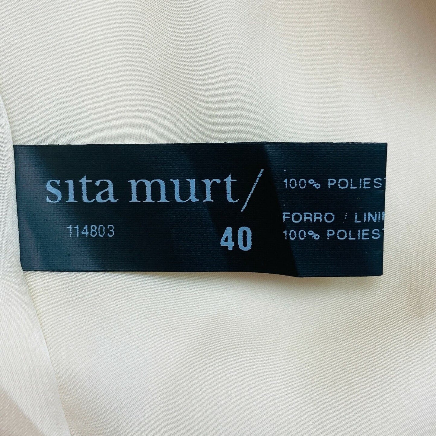 Prix ​​conseillé 273 € SITA MURT Robe évasée beige à col en V sans manches Taille 40 EU 36 UK 8 US 6