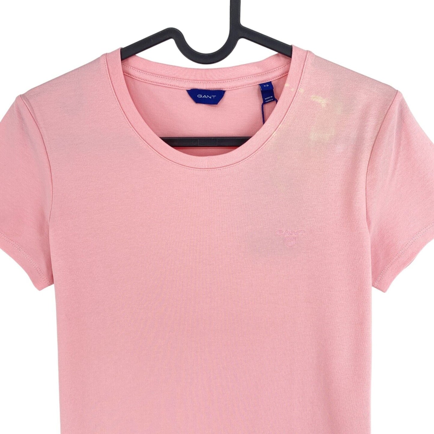 GANT Pink COTT/ELA Crew Neck T Shirt Size XS