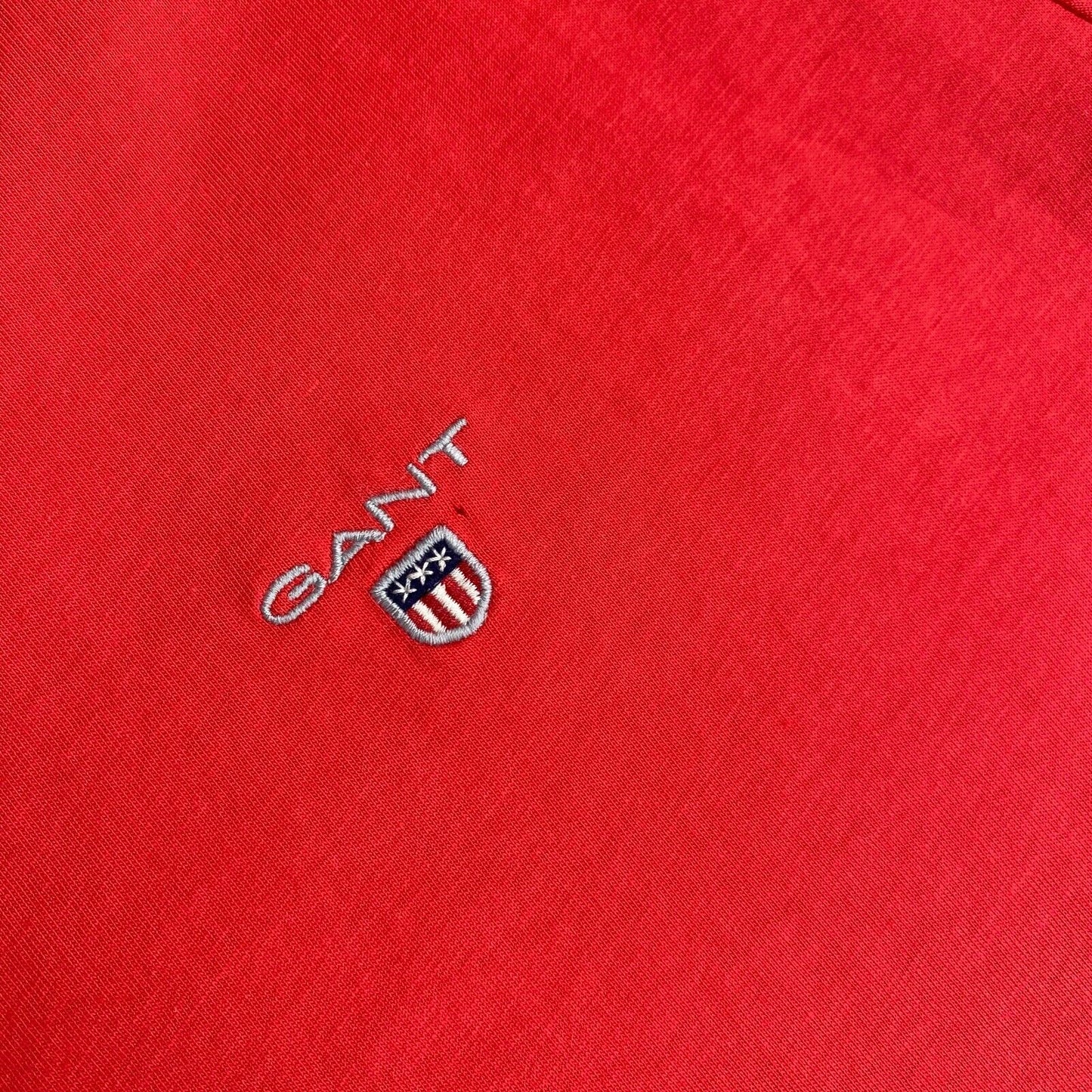 GANT Rot Original Rundhals-T-Shirt Größe XL