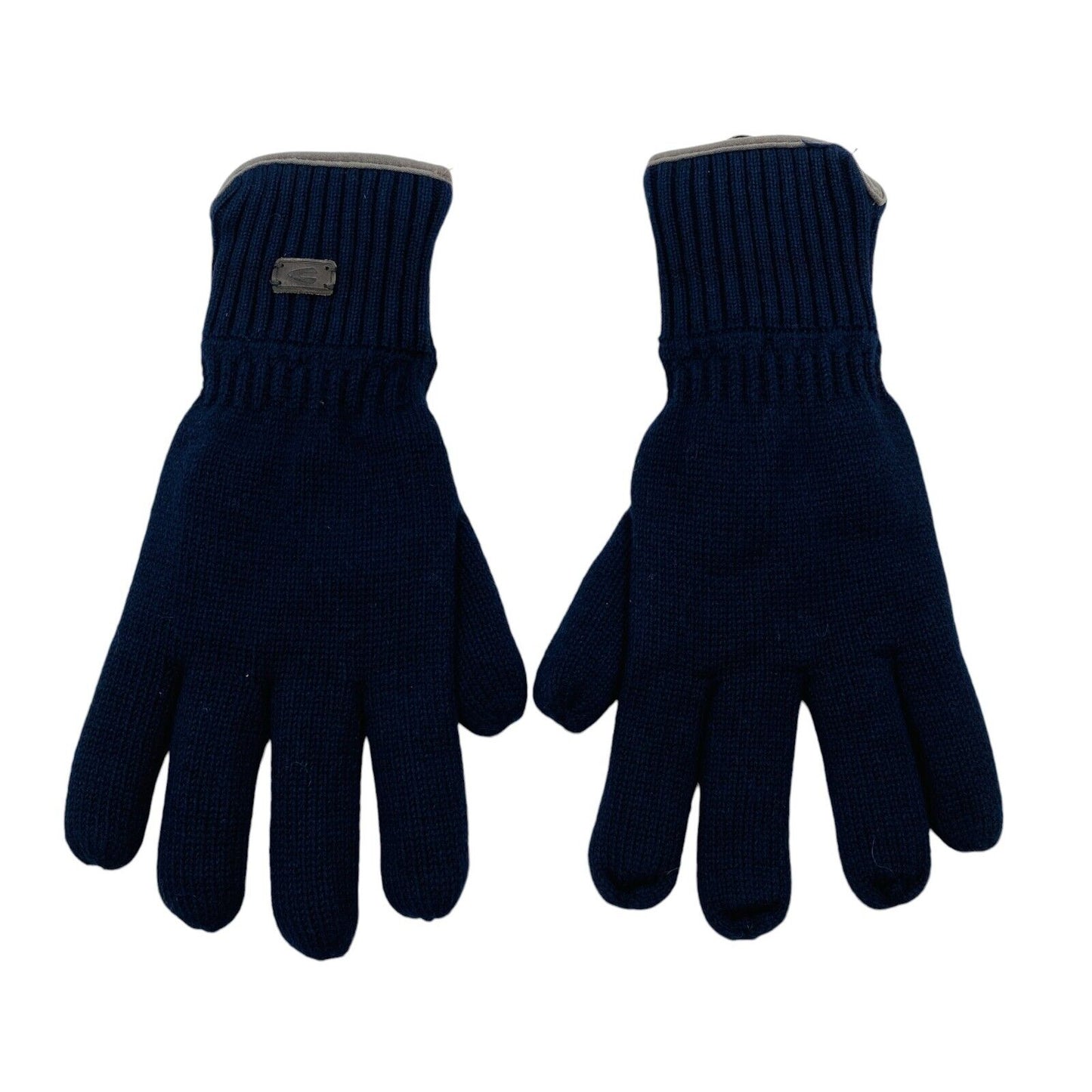 Camel Active Mens Dark Blue Cotton Insulated Warm Knit Gloves Size 2XL XXL