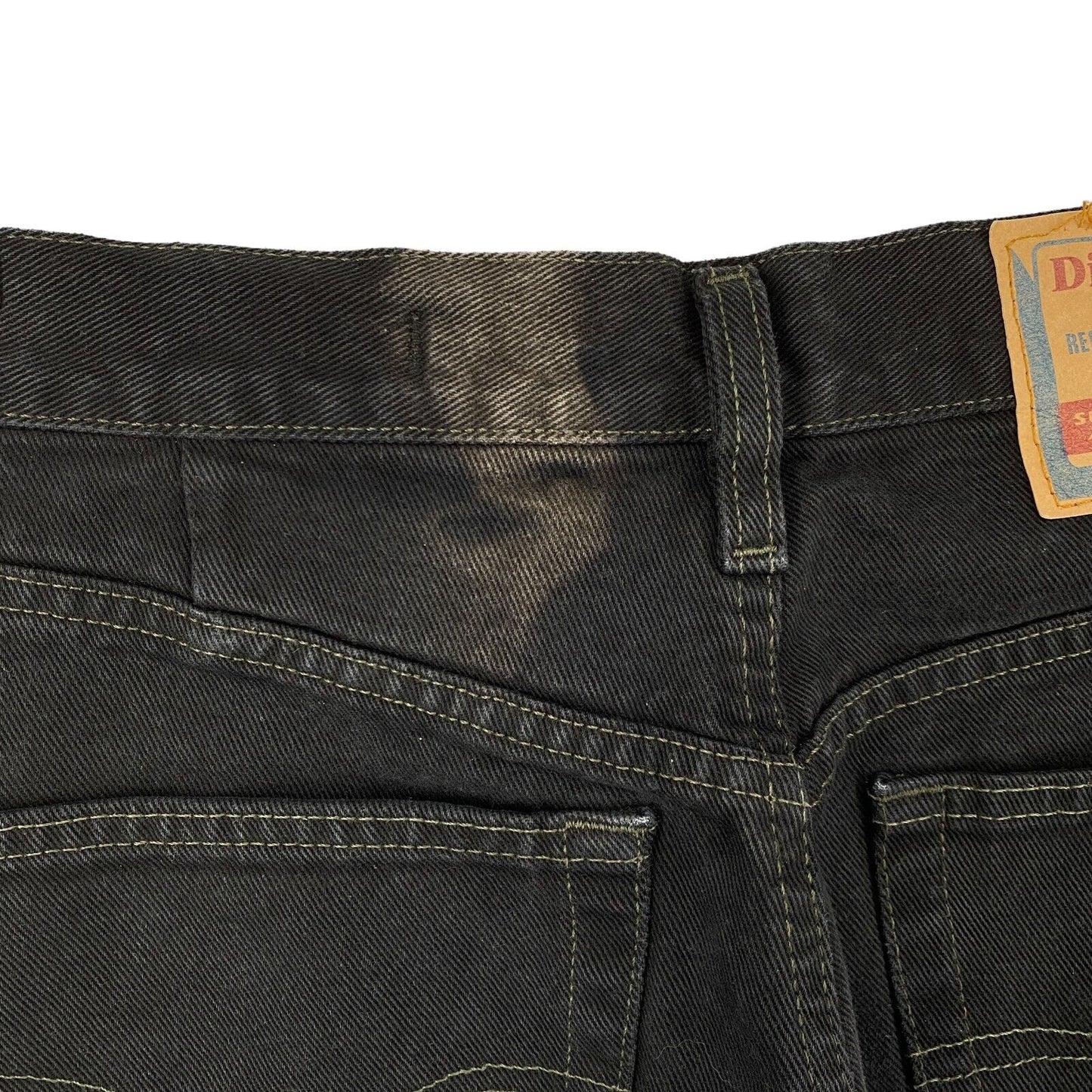 Diesel PATROL Women Black Relaxed Tapered Fit Jeans Size W31 L32