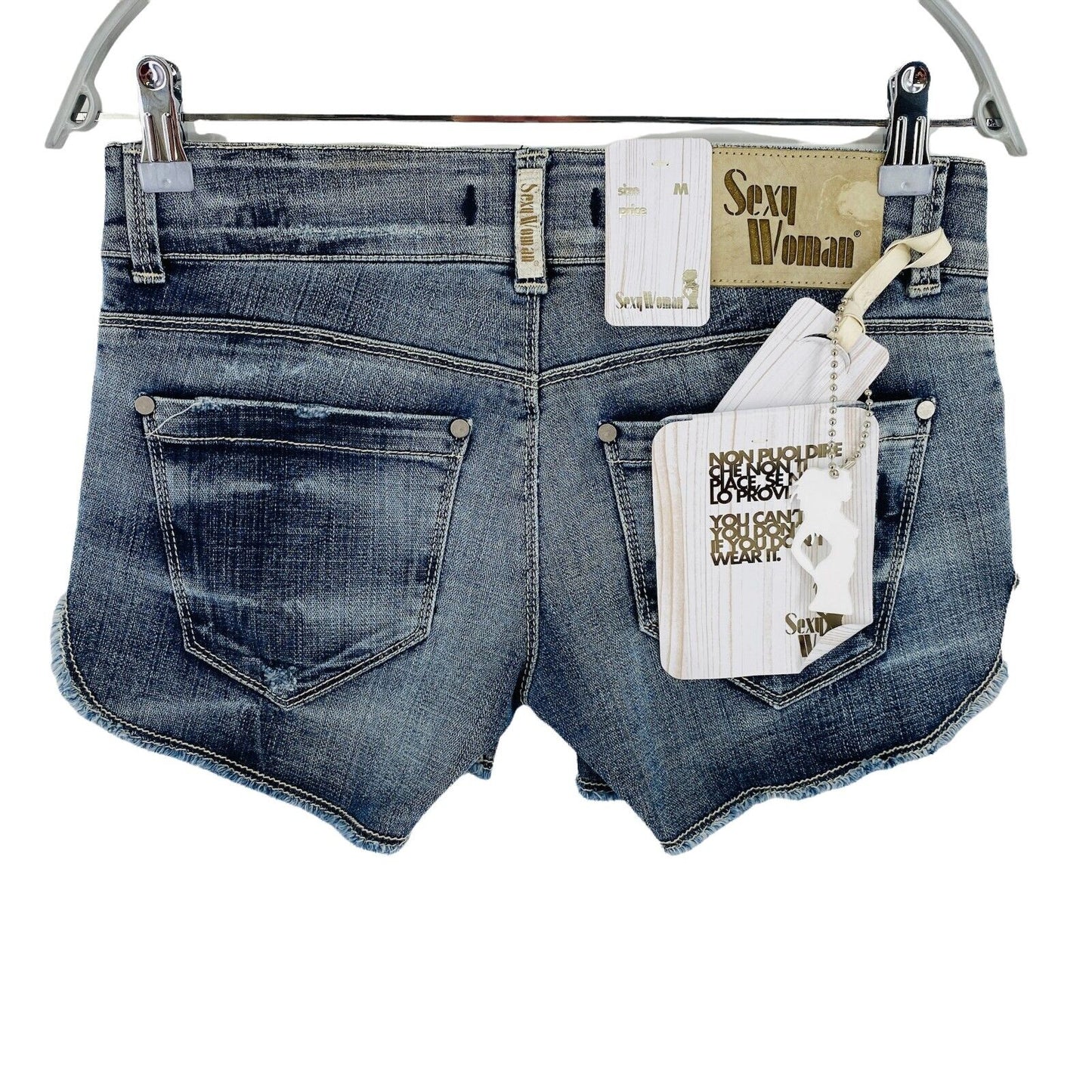 Prix ​​conseillé 128 € SEXY FEMME Mini short bleu Taille S - W29 M - W30