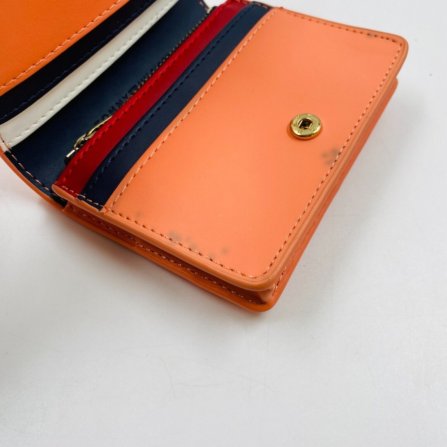 Tommy Hilfiger Women Pinkish Orange Eco Leather Wallet