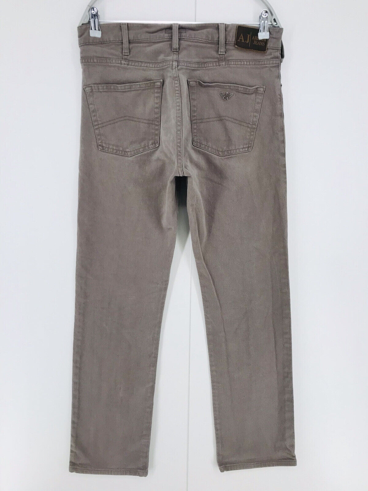 ARMANI JEANS Brown Comfort Straight Fit Jeans Size W34