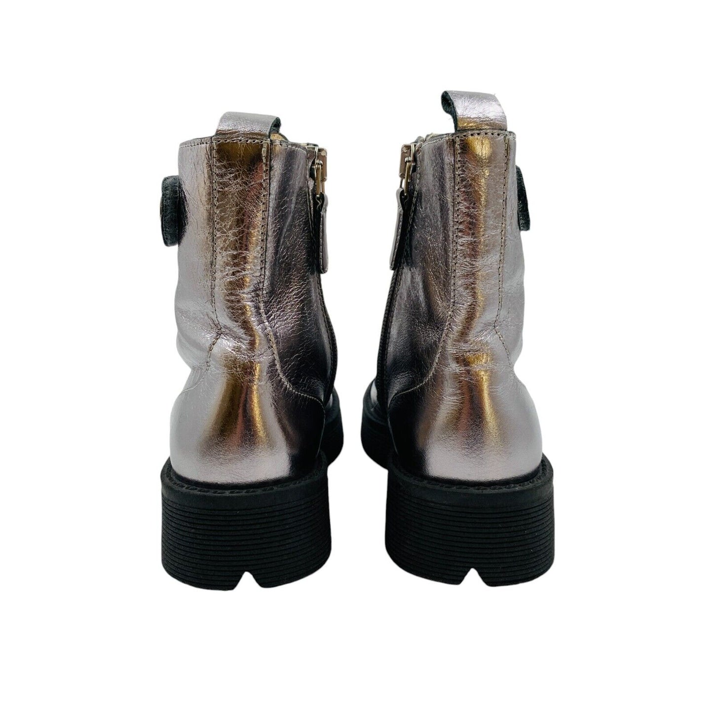 EMPORIO ARMANI Girls Silver Boots EUR 31 US 12.5 UK 11.5