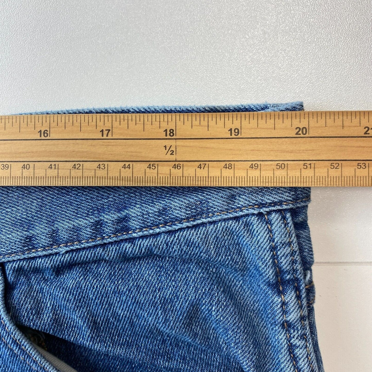 Wrangler Blue Regular Straight Fit Jeans W42 L32