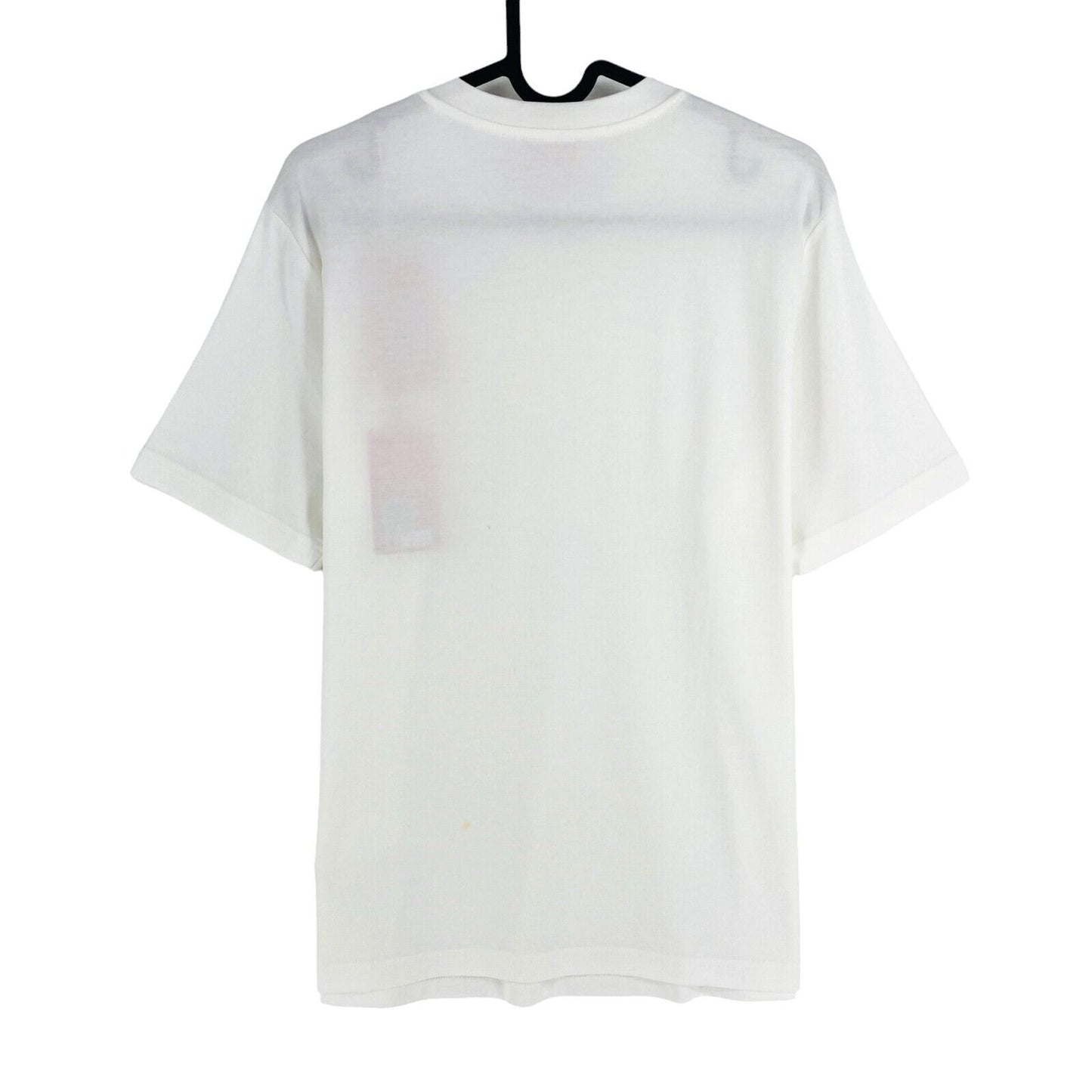 DIESEL Men White T-JUSTINE-DOVAL-PJ Crew Neck Short Sleeve T-Shirt Size S