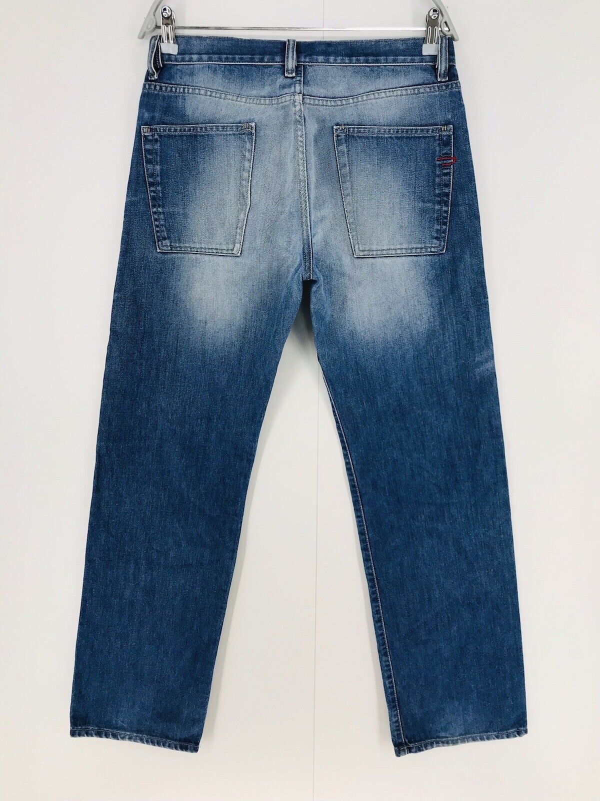 Diesel ROXE Blue Regular Straight Fit Jeans Size W33 L34 Made In Italy