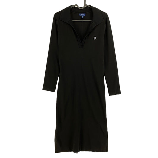 GANT Robe noire à col en V Taille S