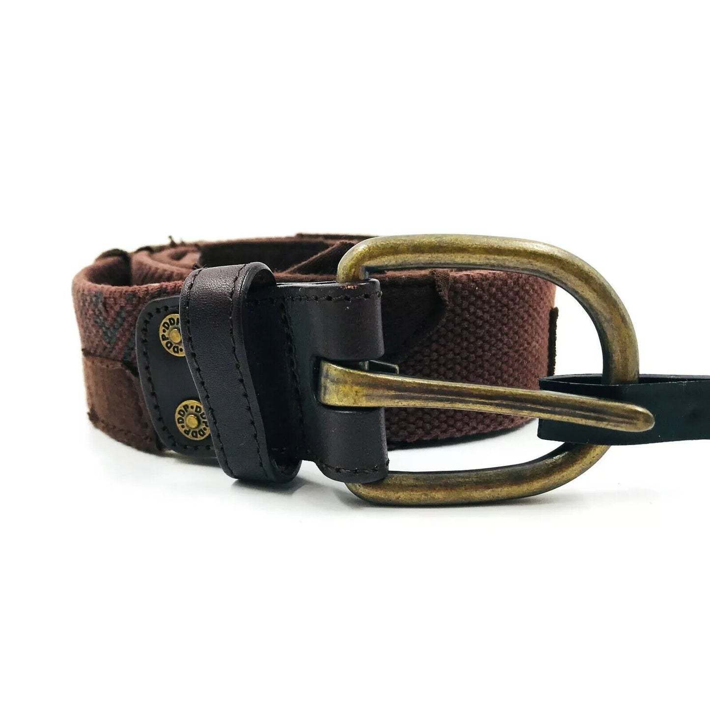 DDP Brown Mens Distressed Belt Size 95 cm