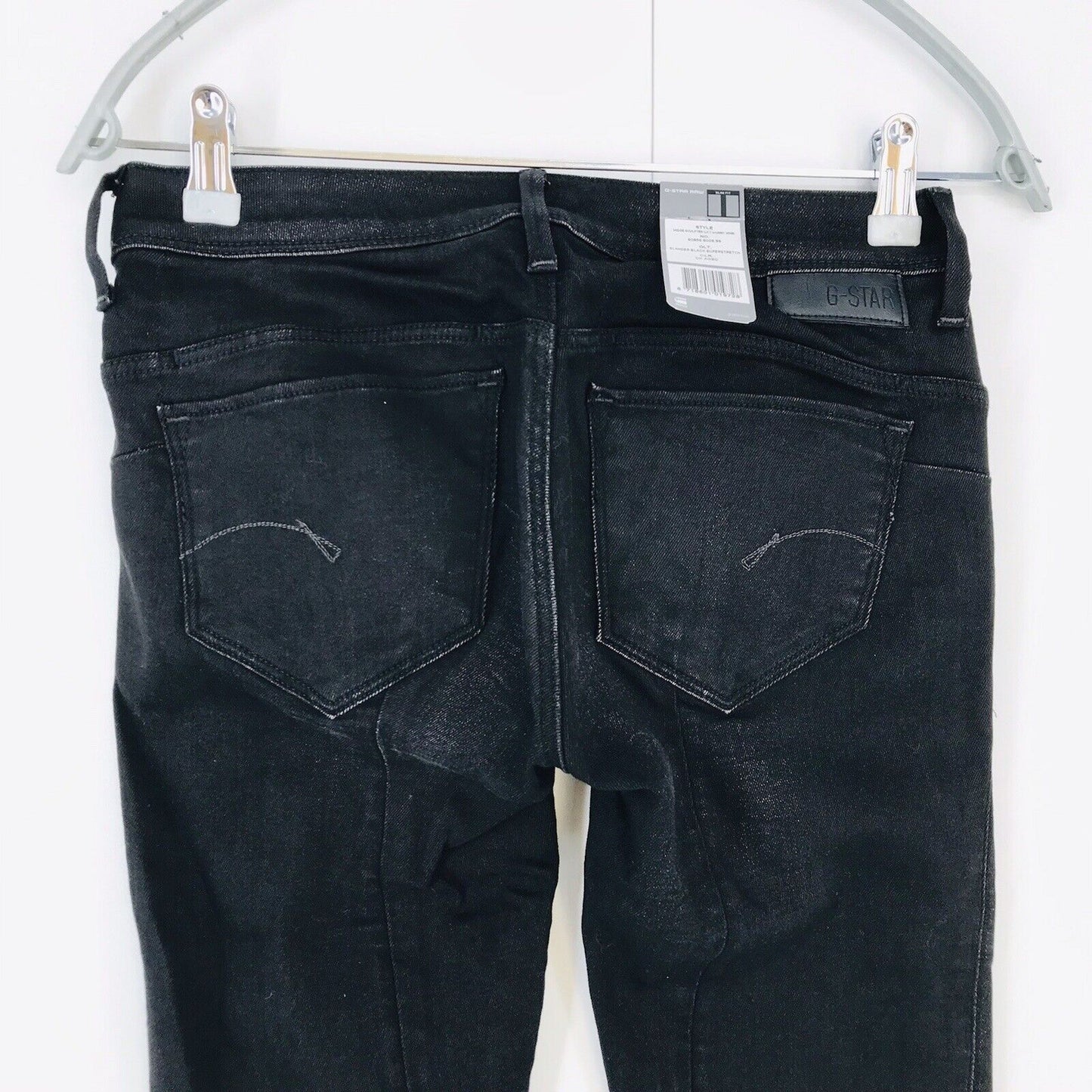 G-STAR RAW MIDGE SCULPTED LIFT Femme Noir Coupe Skinny Lyocell Jeans W26 L32