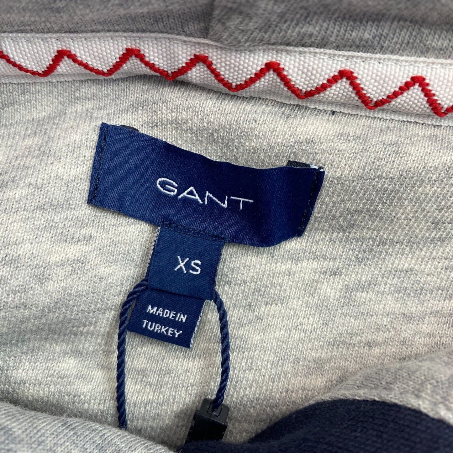 GANT Navy Blue Nautical Hoodie Jumper Dress Size XS