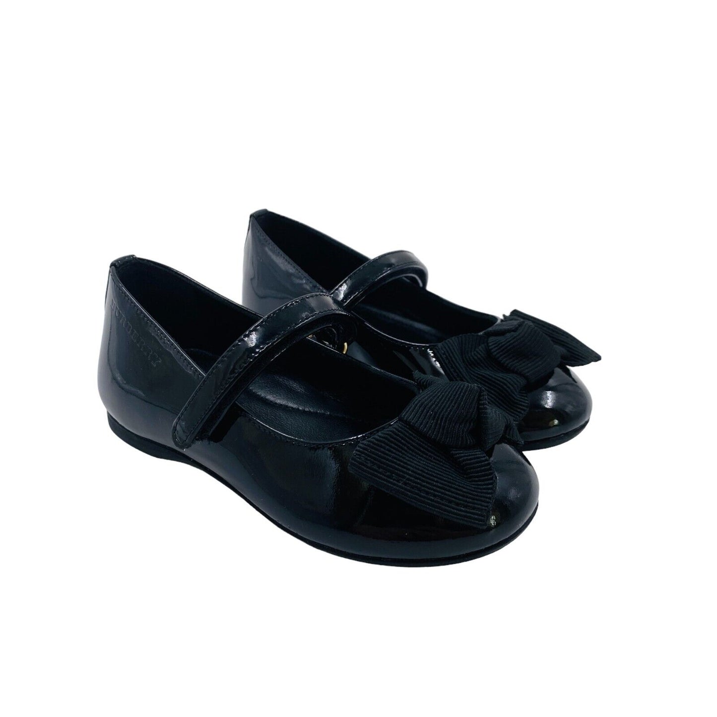 BURBERRY Schwarze Ballerinas aus Lackleder „Trixie“ Größe EU 25 UK 8 US 9