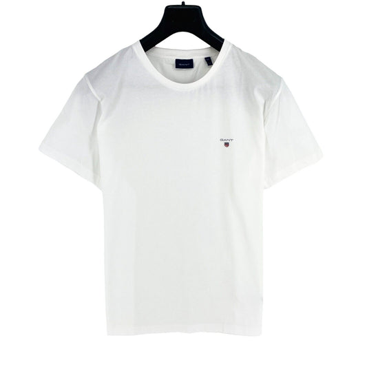 GANT Men White Original Crew Neck Short Sleeve T Shirt Size 2XL XXL