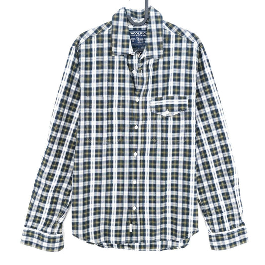 WOOLRICH Grünes Madras Field Shirt Größe M