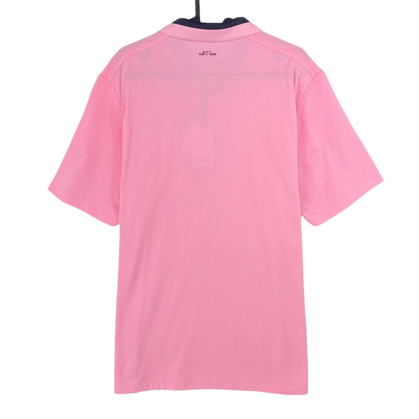 Adidas Adipure Golf Pink Polo Shirt Top Size M