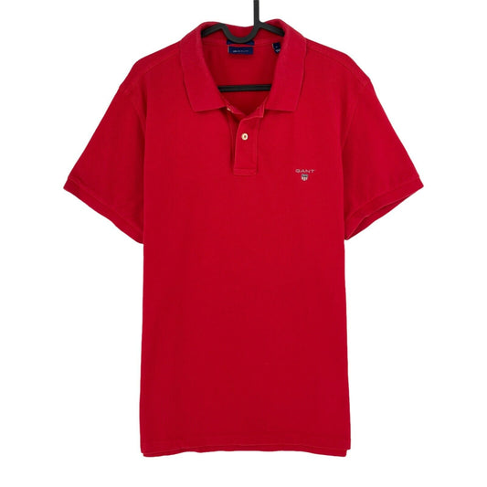 GANT Red Original Pique Rugger Polo Shirt Size L