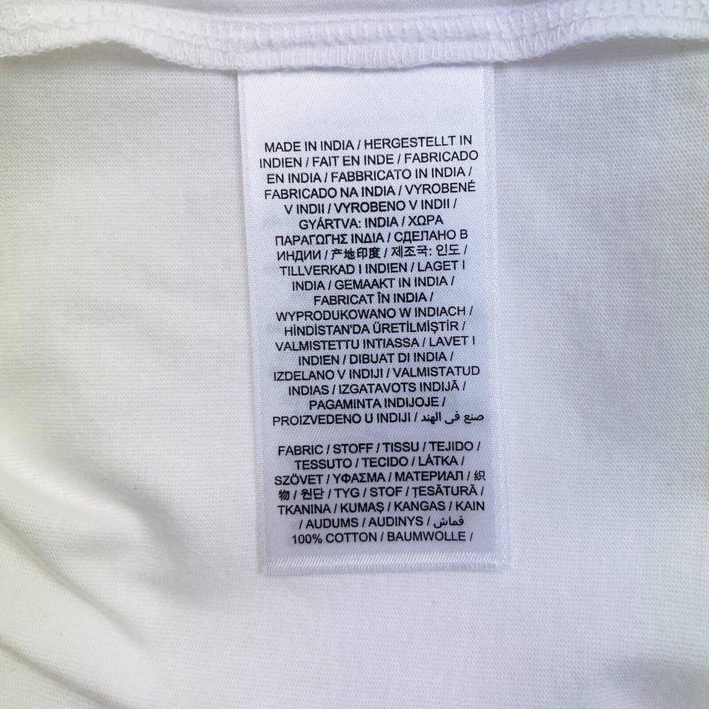 GANT Men White Archive Shield Crew Neck Short Sleeve T Shirt Size XL