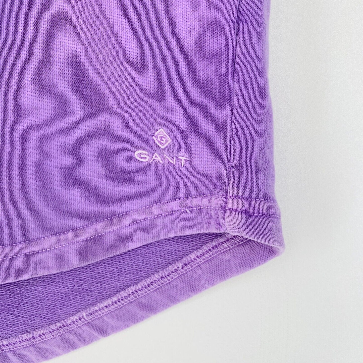 GANT Women Purple Relaxed Fit Sweat Shorts Size S