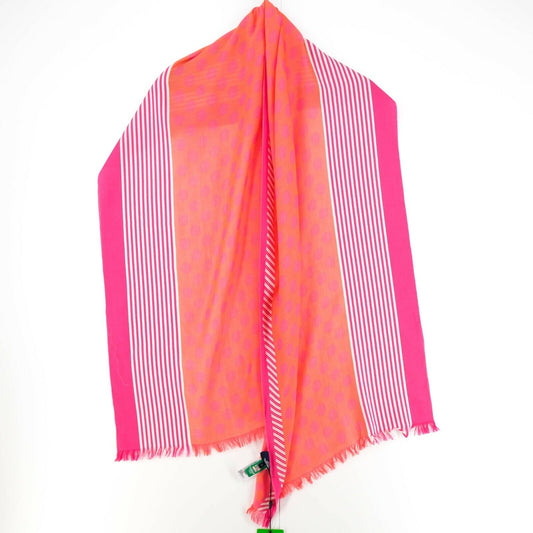 LA MARTINA Coloured Striped Long 100% Cotton Scarf