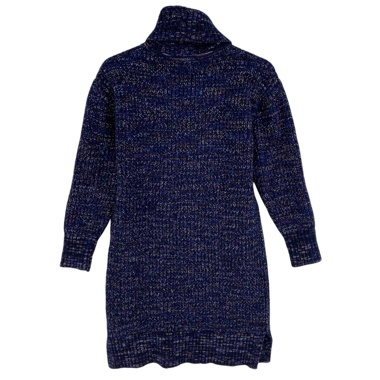 GANT Women's Navy Blue Knit Roll Neck Dress Size S