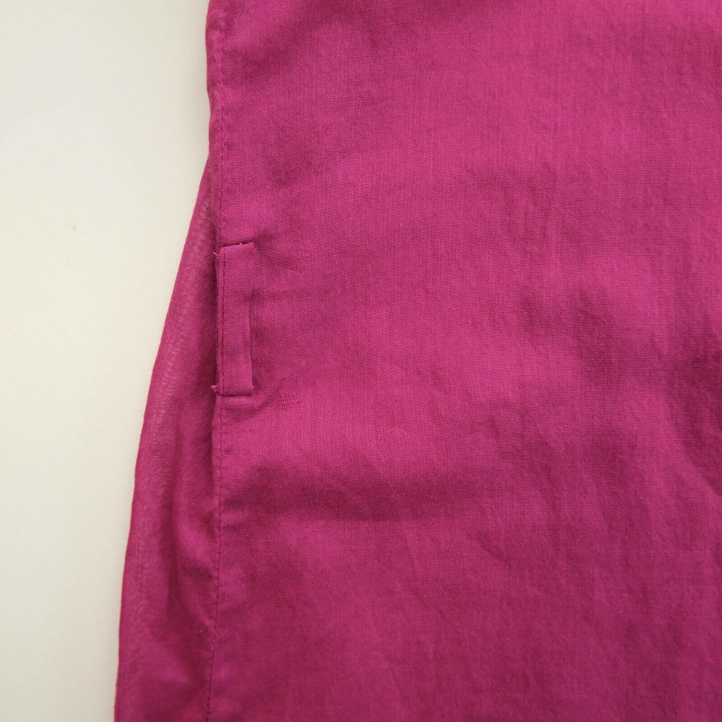 CERRUTI Dark Pink Two Pockets 100% Cotton Shirt Size S