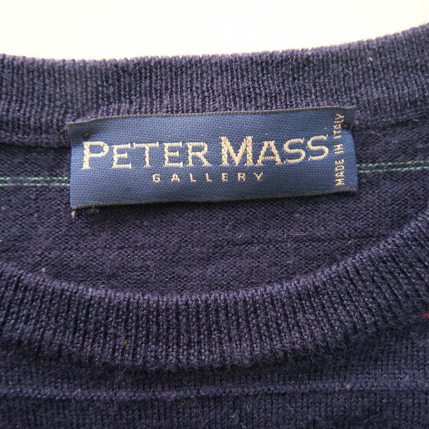 Cosby Vintage Retro 90s Peter Mass Blue Sweater Jumper Size UK/US 42 EU 52