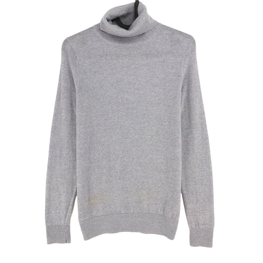 GANT Light Grey High Neck Sweater Jumper Size XS