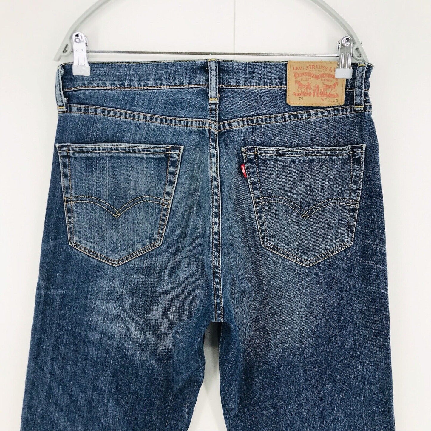 Vintage Levi’s 751 Blue Regular Straight Fit Jeans Size W32 L32