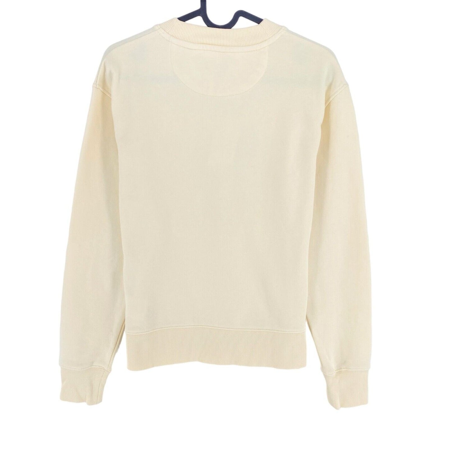 GANT Pullover mit Rundhalsausschnitt, Wappenschild, Beige, Größe XS