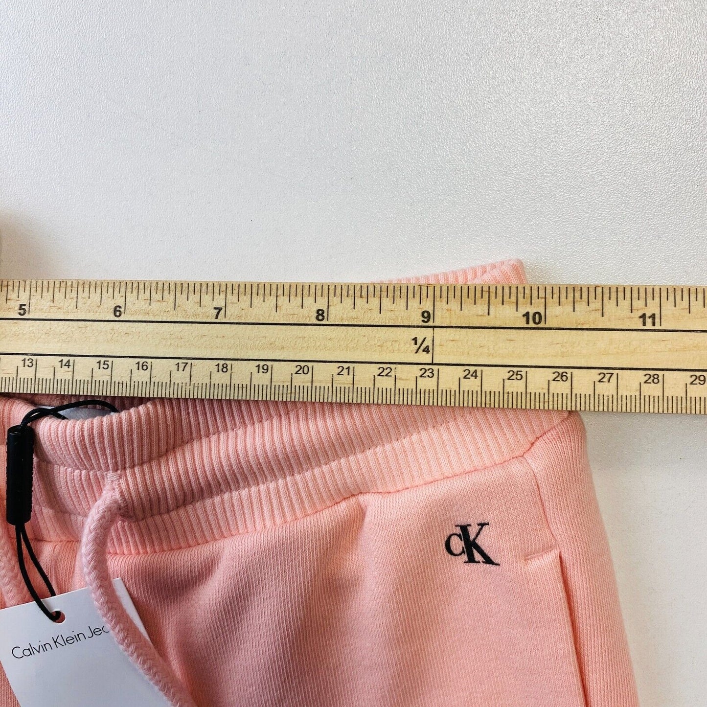 Calvin Klein Girls Pink Regular Fit Sweatpants Trousers Size 6 Years