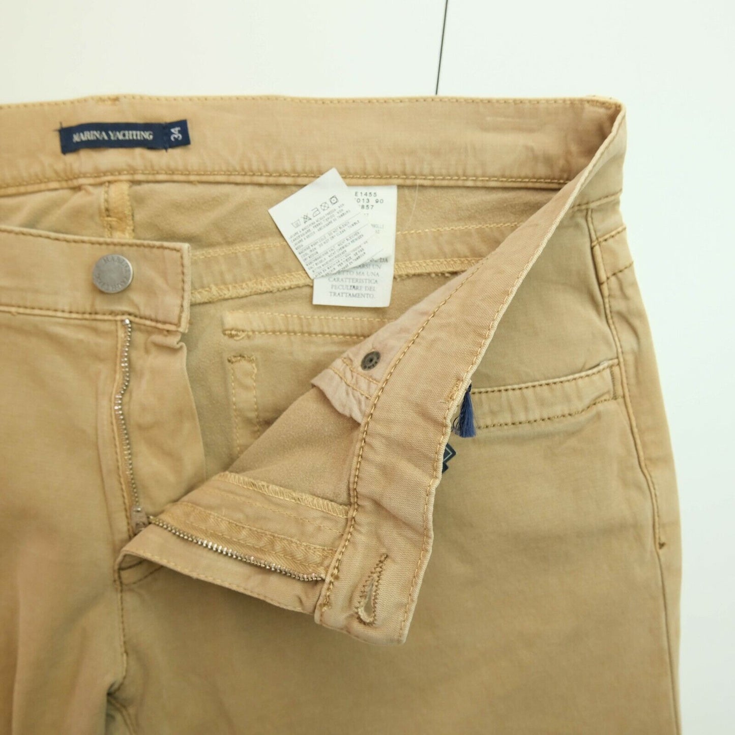 MARINA YACHTING Light Brown Capri Jeans Size 34