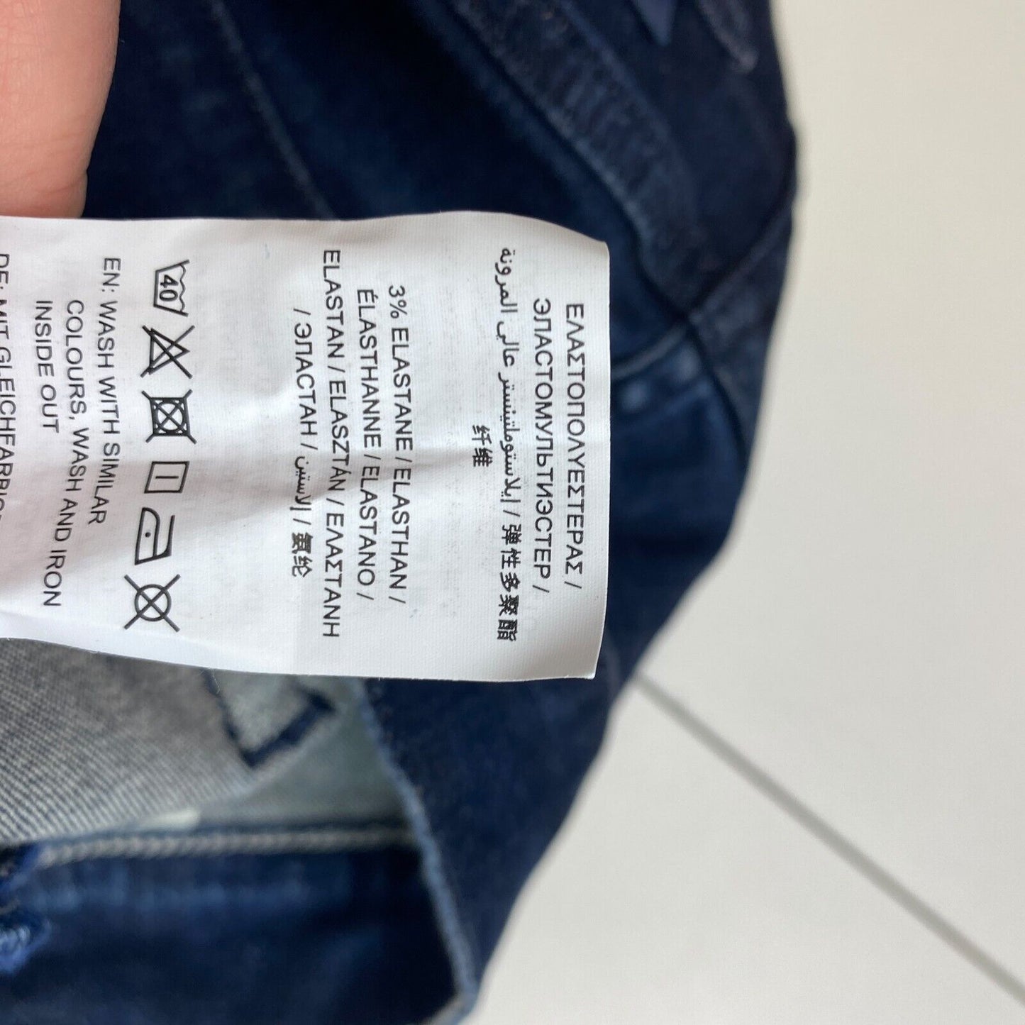 GANT – Skinny-Jeans „Travel Indigo“ in Marineblau, Größe S