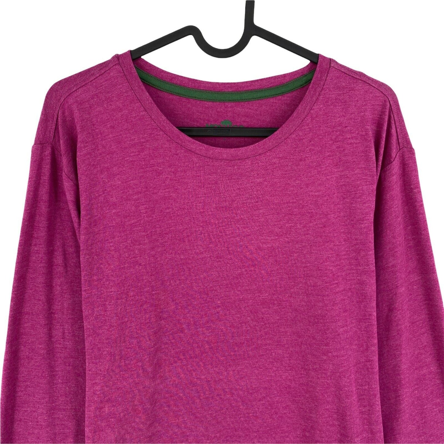 MONTEGO Purple Crew Neck Long Sleeves T Shirt Size L