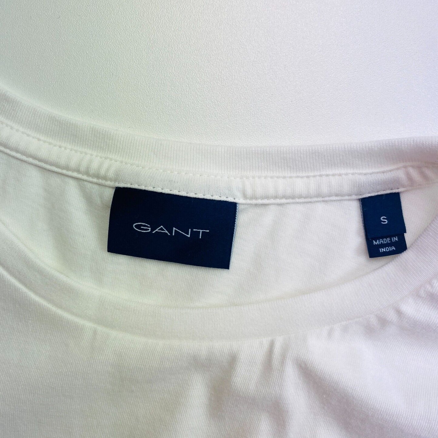 GANT White Retro Shield Crew Neck T-Shirt Size S