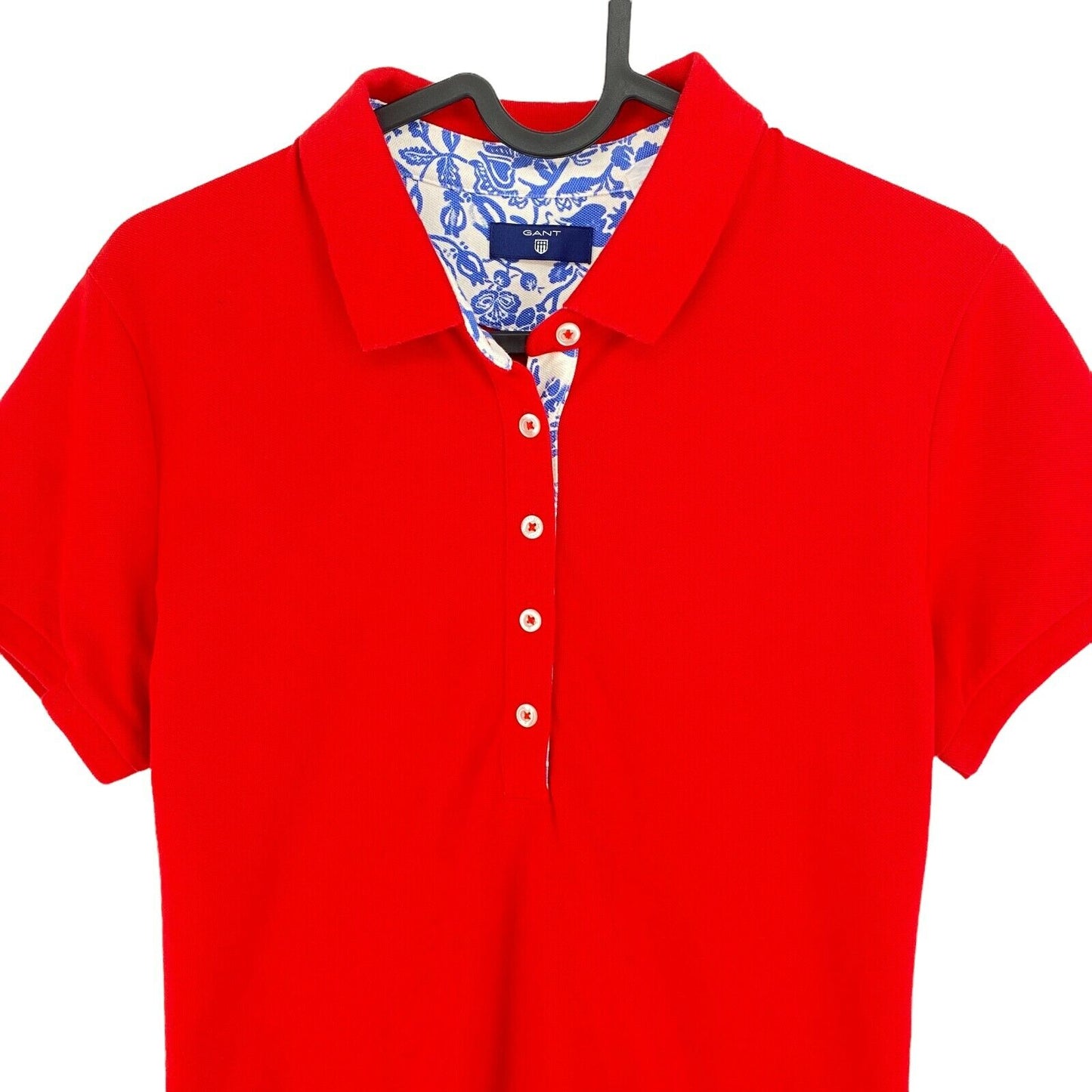 GANT Red Pique Polo Shirt Size M