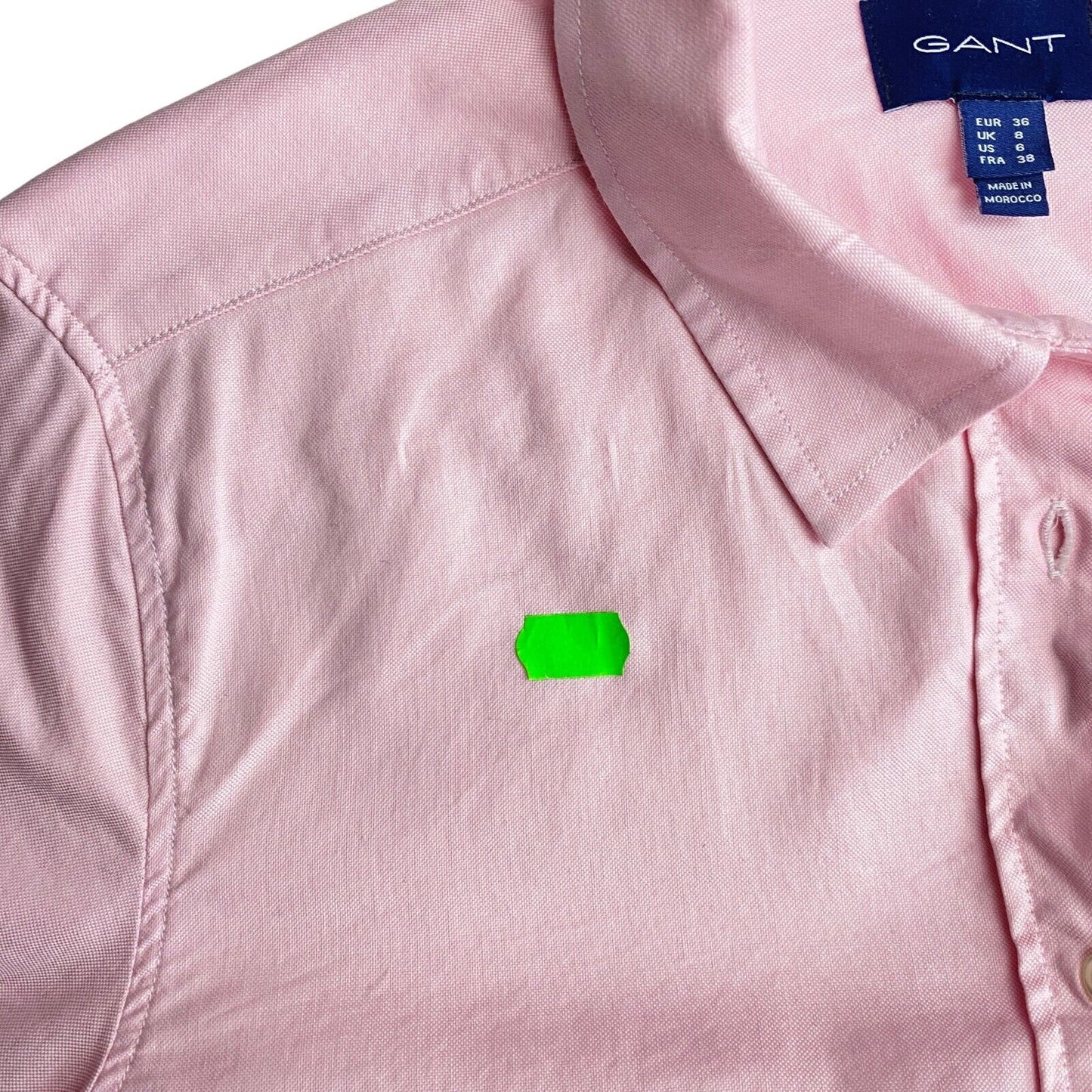 GANT Pink Regular Shirt Size EU 36 UK 8 US 6