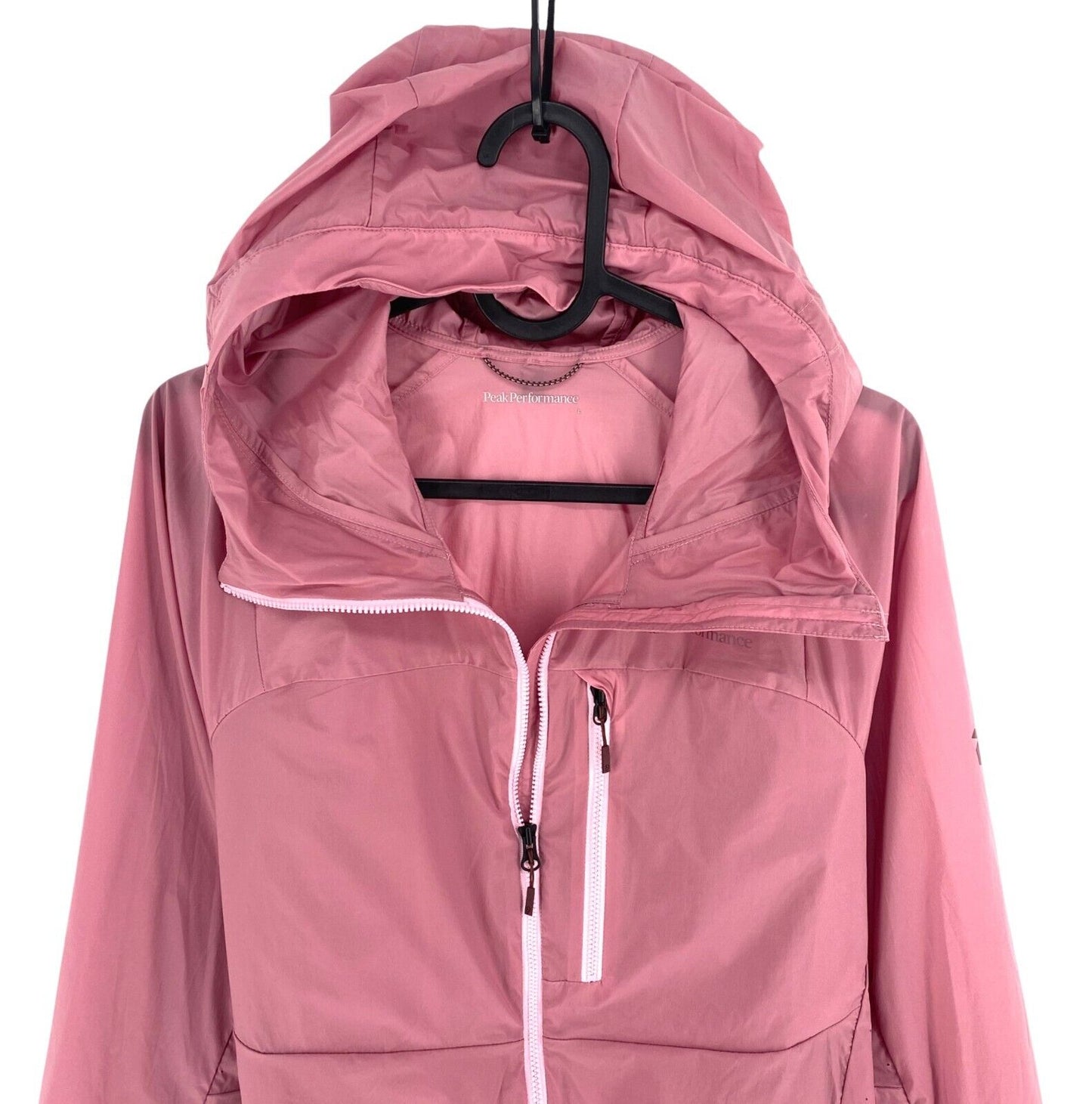 Peak Performance Women Pink Vislight Hood Wind Jacket Size L