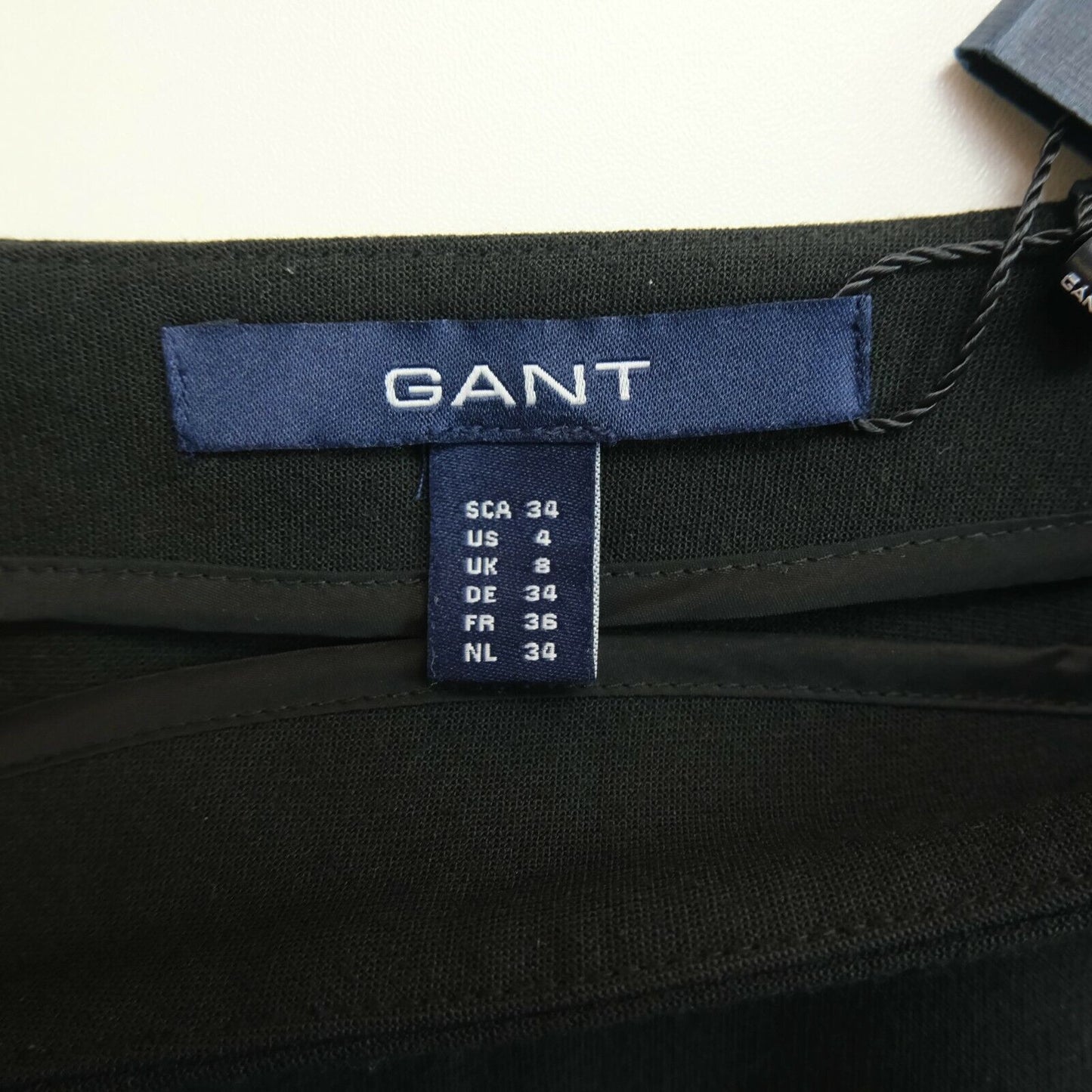 GANT Jupe courte évasée noire Taille EU 34 UK 8 US 4