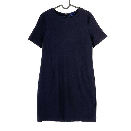 GANT Navy Blue Crew Neck Dress Size EU 38 UK 12 US 8