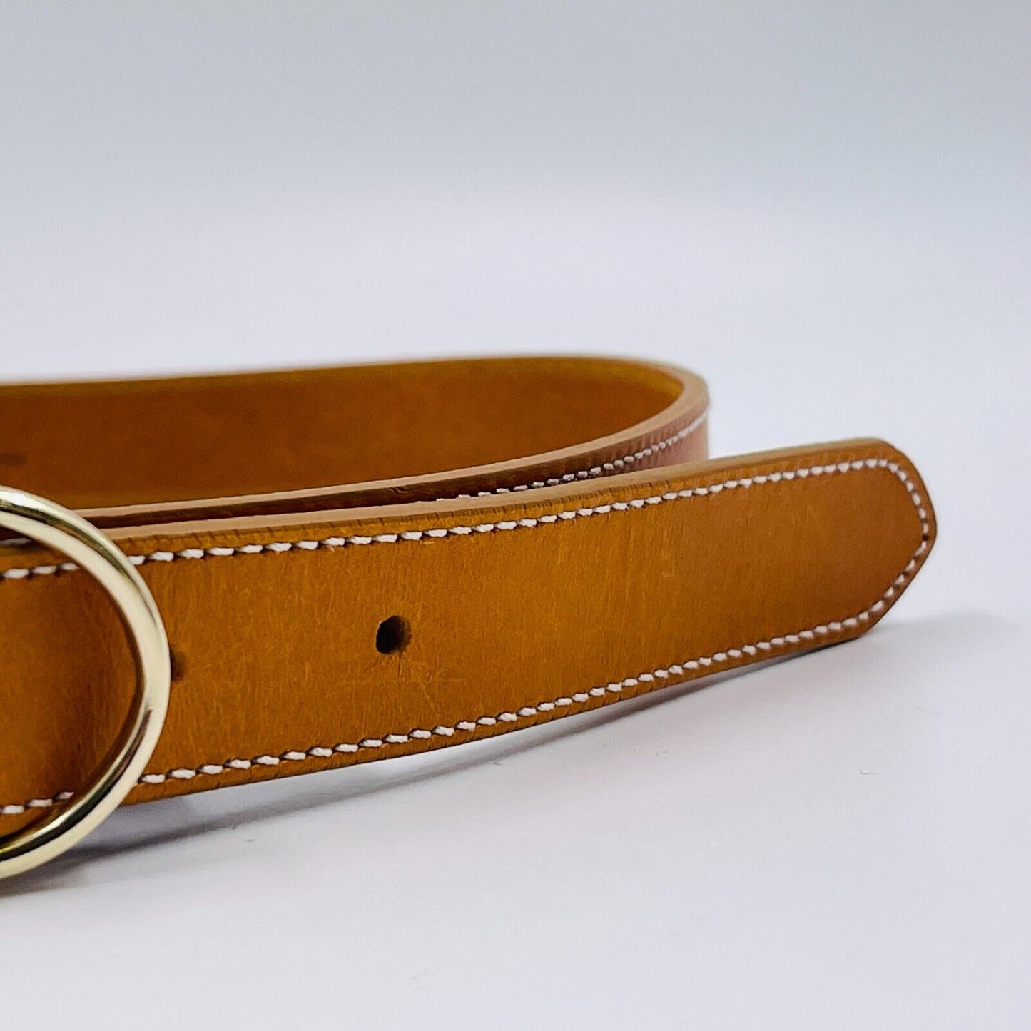 GANT Brown 100% Leather Holiday Belt Size 80 cm 32 in.