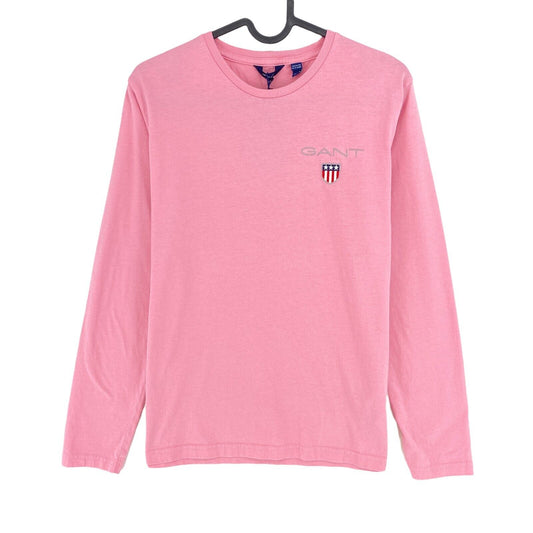 GANT Boys Pink Shield Crew T-shirt à manches longues Taille 13 - 14 ans 158/164 cm