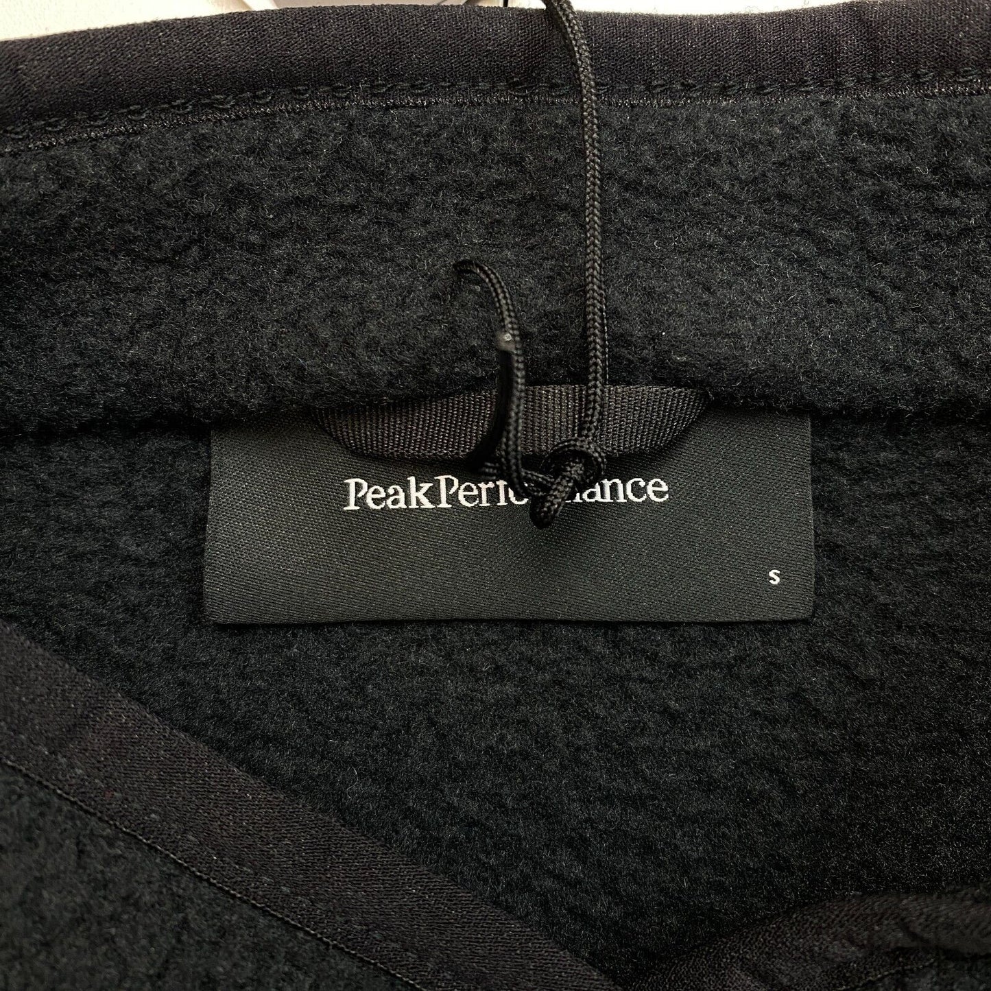 Peak Performance Women Black Fleece Snap Cardigan Sweater Jumper Size S